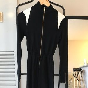 ZARA KNIT ZIP DRESS